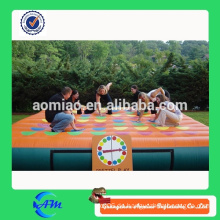 Aufblasbare Twister Spiel, riesige Twister, aufblasbare Trampolin Spiele